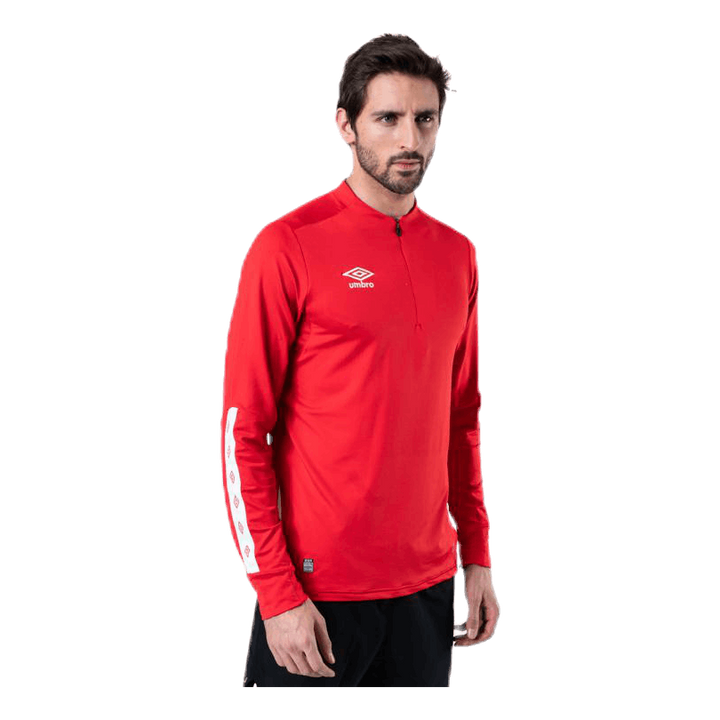 UX Elite Halfzip Top White/Red