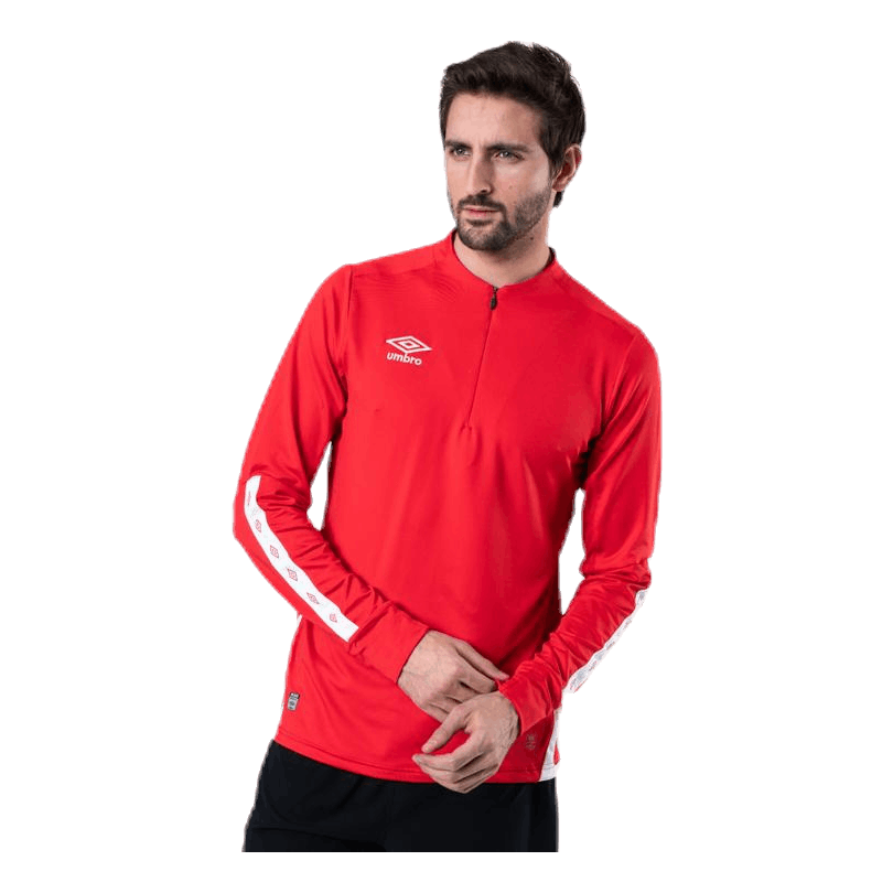 UX Elite Halfzip Top White/Red