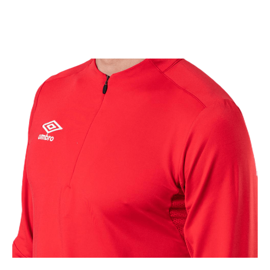 UX Elite Halfzip Top White/Red