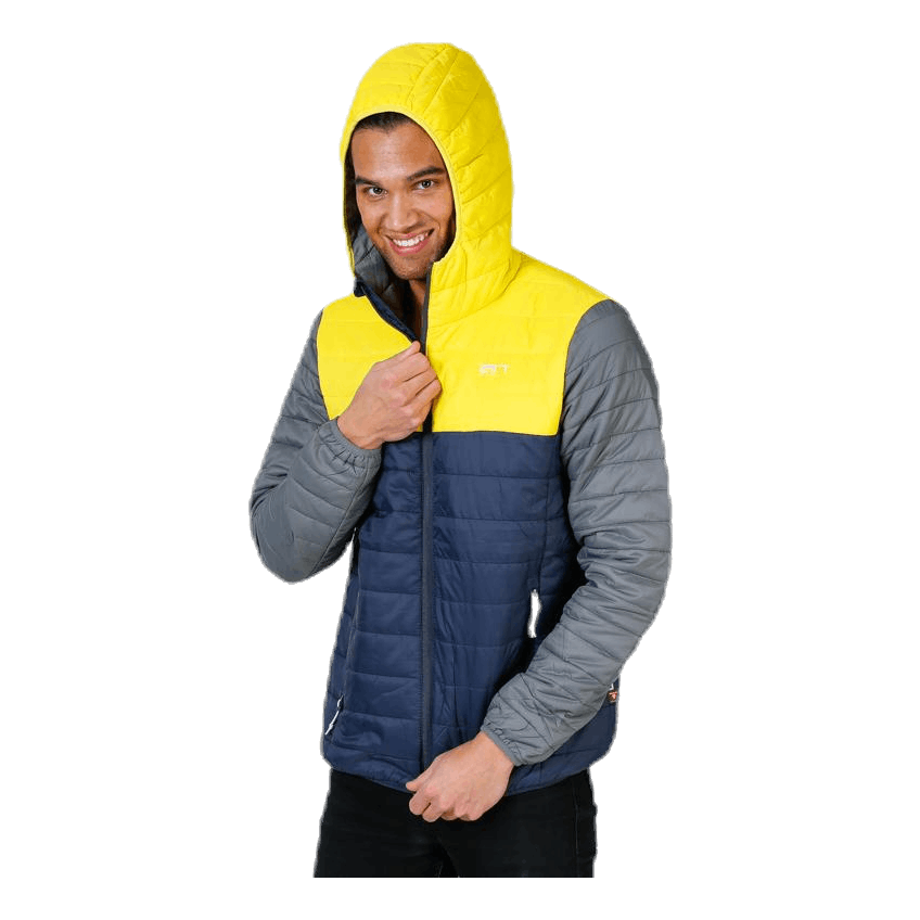 Vallerås Jacket Blue/Grey/Yellow