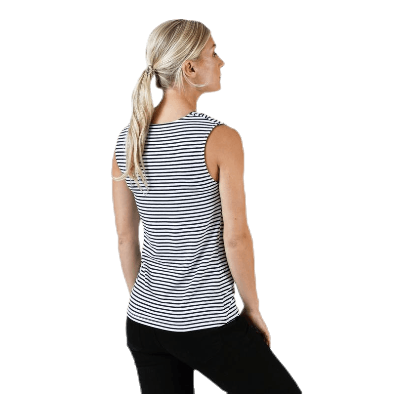 Pescara Tank Top Blue/White
