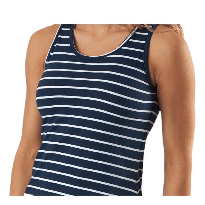 Pasadena Dress Blue/White