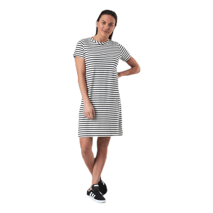 Fiona Tee Dress Blue/White