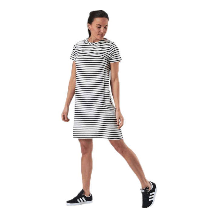 Fiona Tee Dress Blue/White
