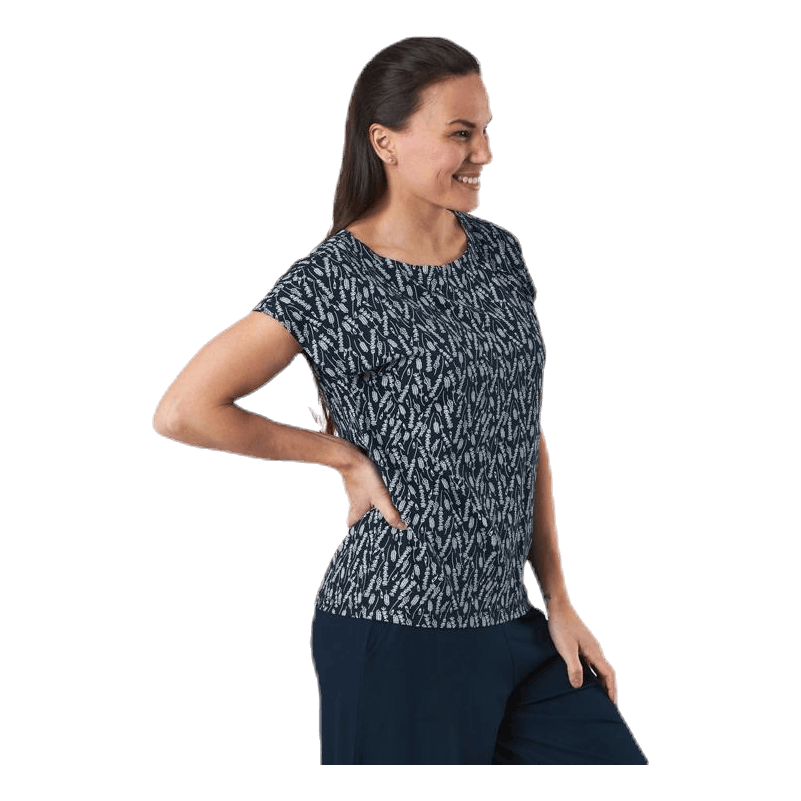 Melanie Capsleeve Blue/Patterned