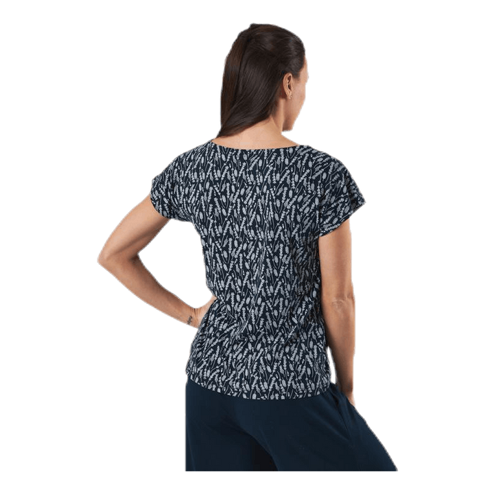 Melanie Capsleeve Blue/Patterned