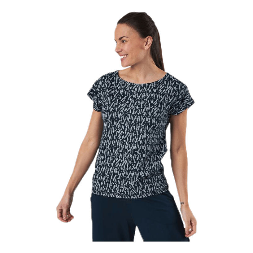 Melanie Capsleeve Blue/Patterned