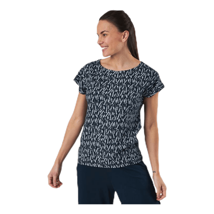 Melanie Capsleeve Blue/Patterned