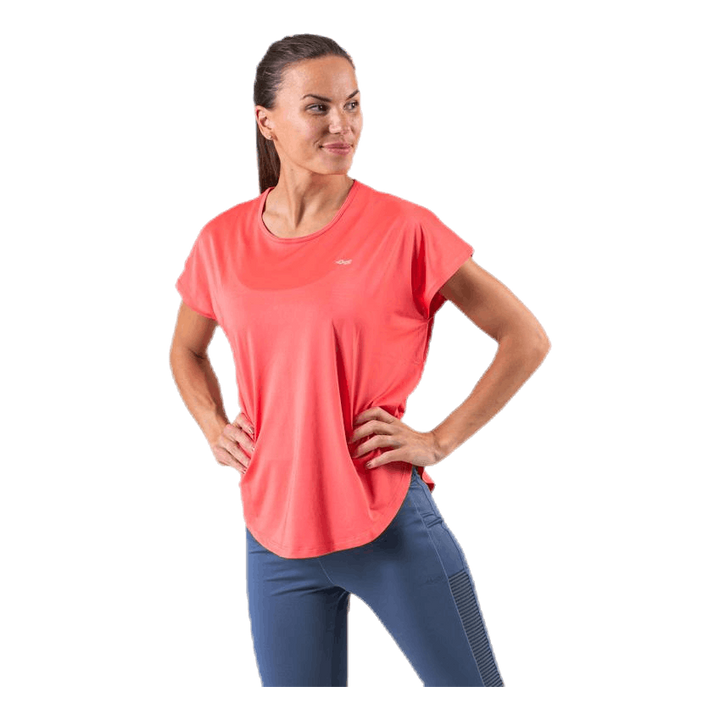 Leo Loose Top Pink/Red