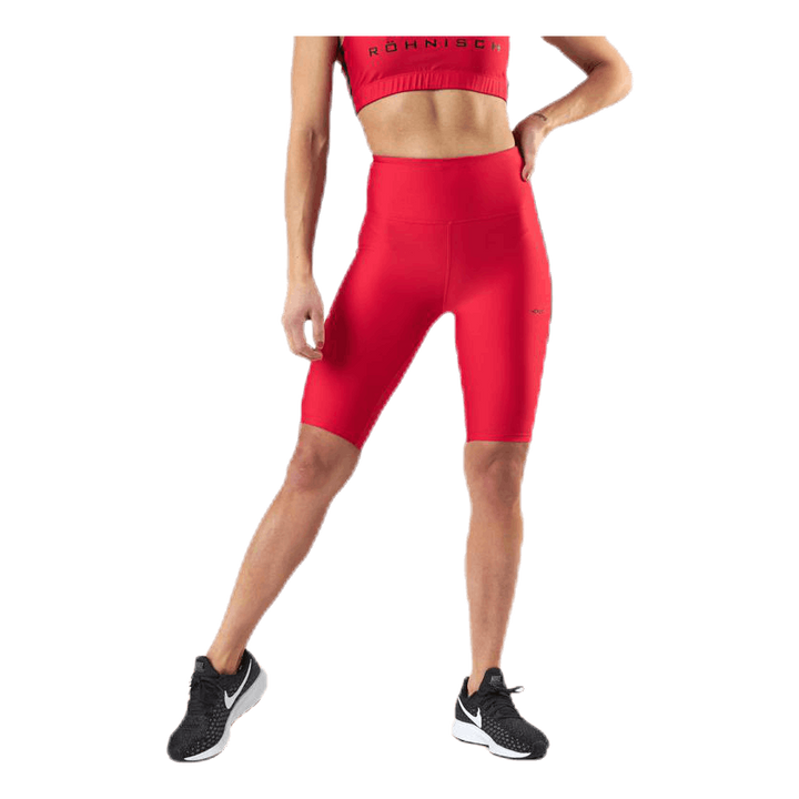 Stripe Bike Tights Red