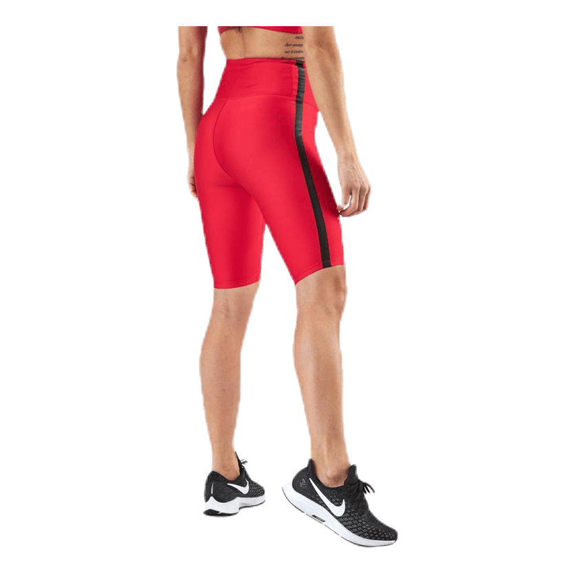 Stripe Bike Tights Red