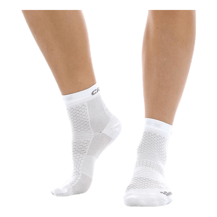 Cool Mid 2-Pack Sock White