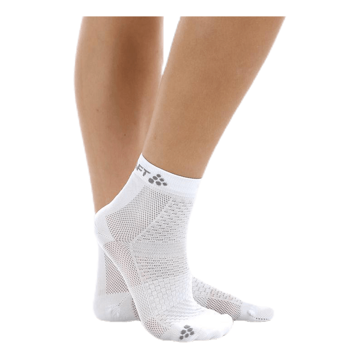 Cool Mid 2-Pack Sock White