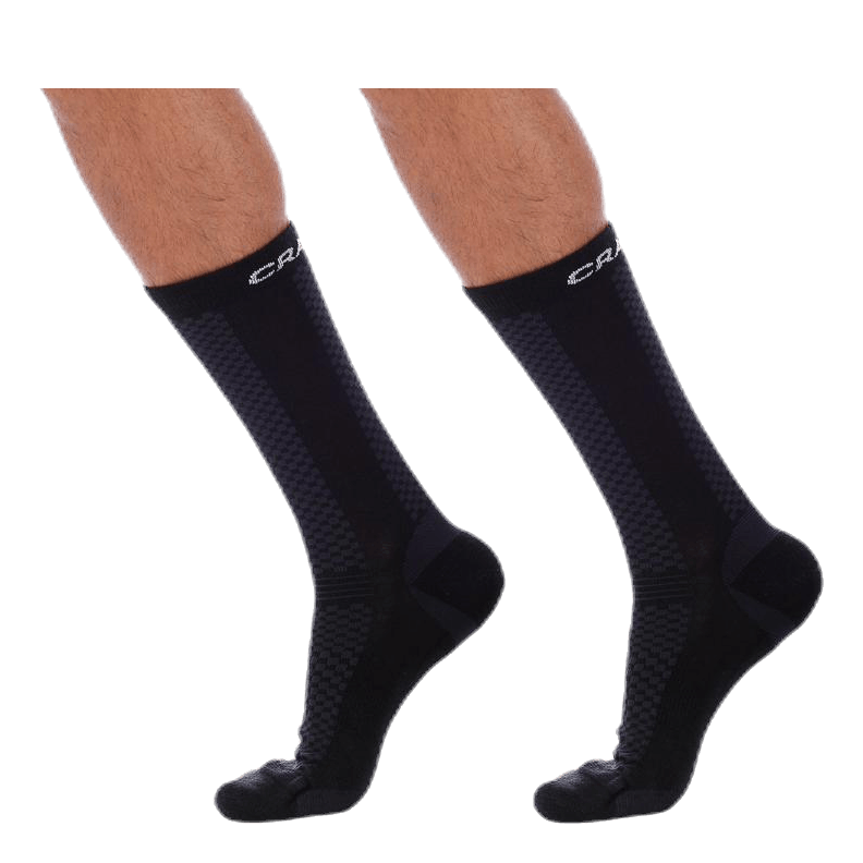 Warm Mid 2-Pack Sock White/Black