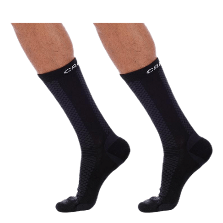 Warm Mid 2-Pack Sock White/Black
