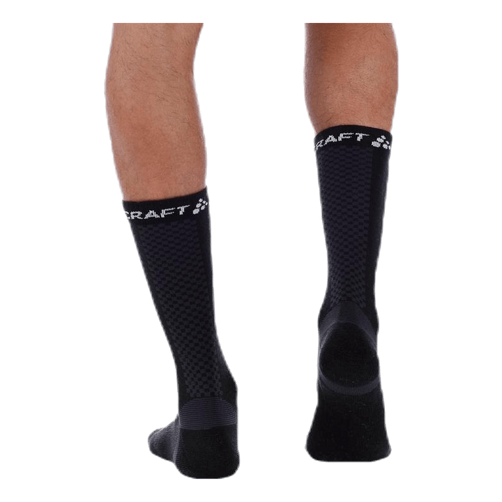 Warm Mid 2-Pack Sock White/Black