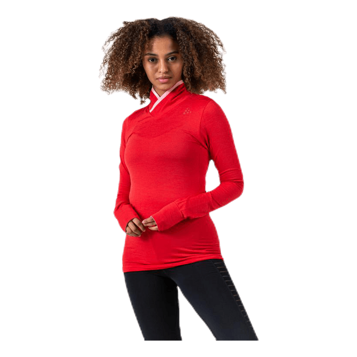 Fuseknit Comfort Wrap LS Red