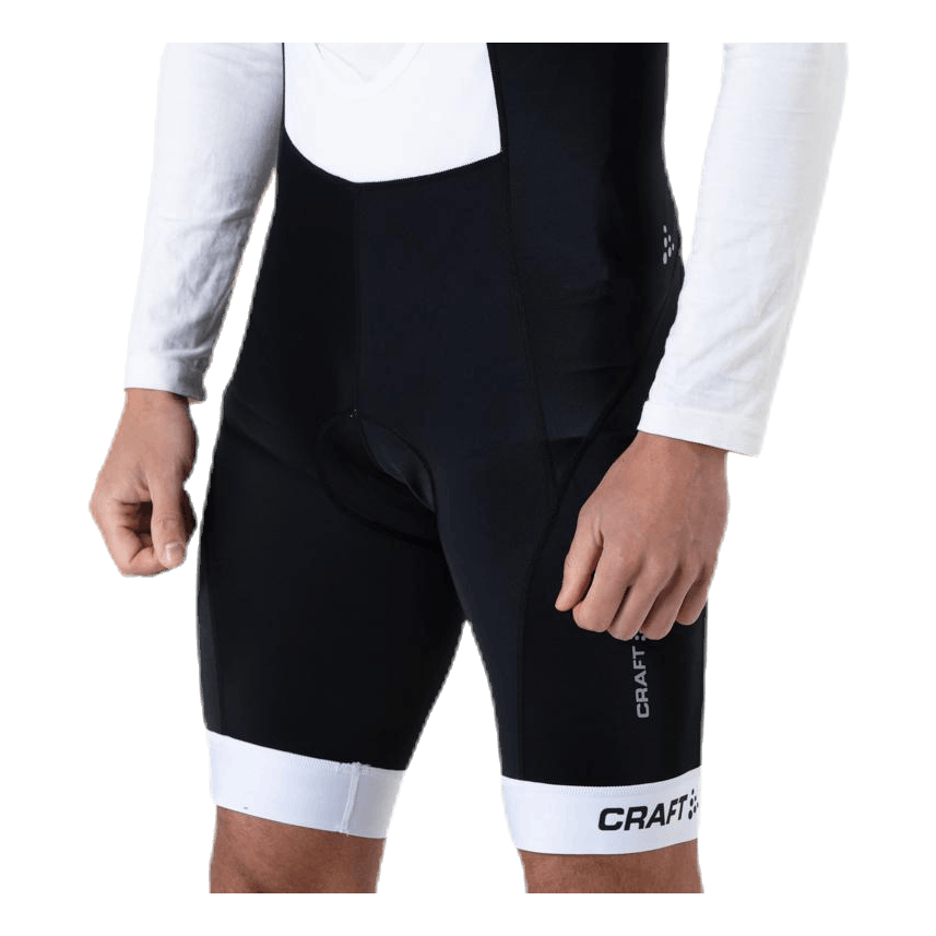 Velo Bib Shorts White/Black