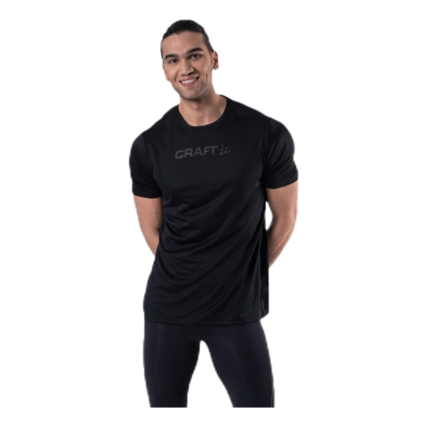 Core Essence SS Mesh Tee Black