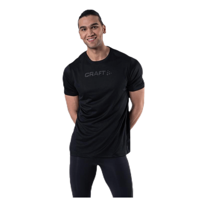 Core Essence SS Mesh Tee Black