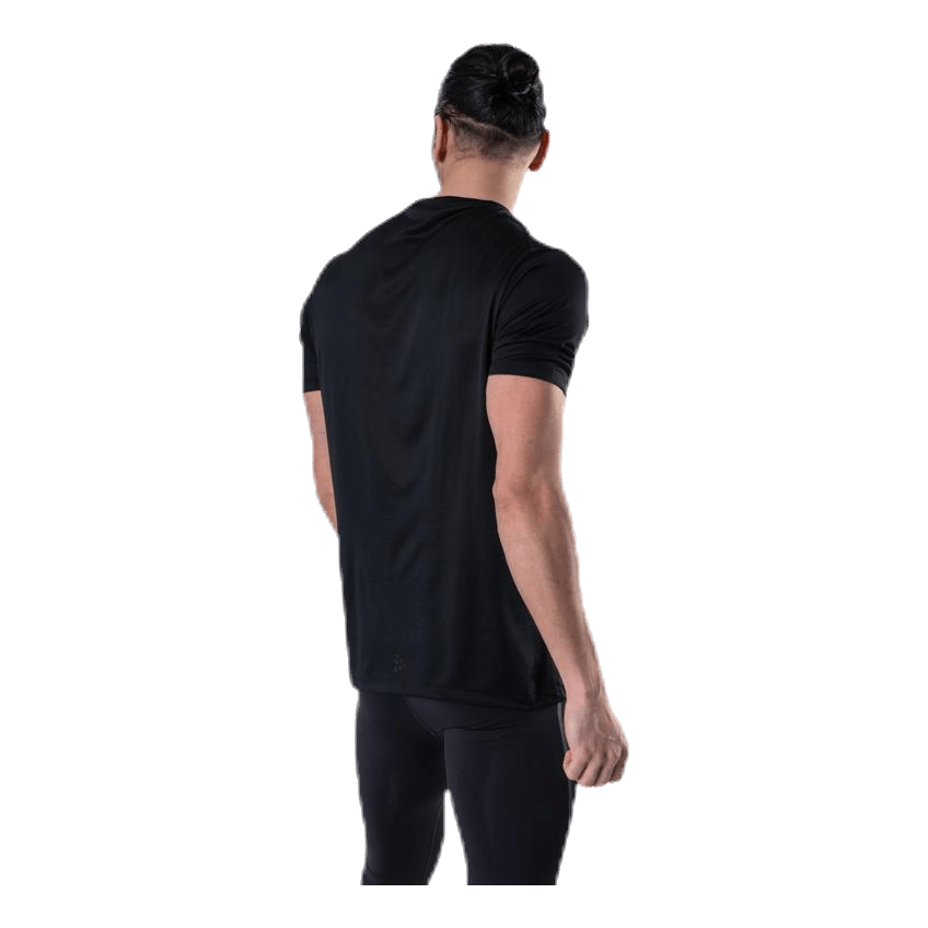 Core Essence SS Mesh Tee Black