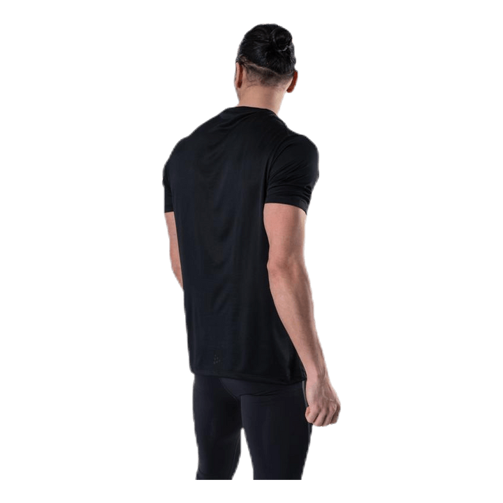 Core Essence SS Mesh Tee Black