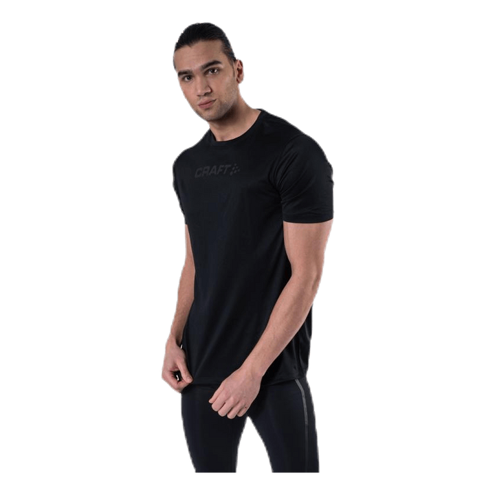 Core Essence SS Mesh Tee Black