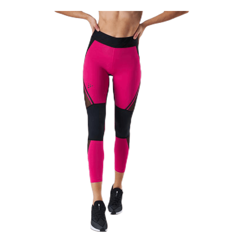 Charge Mesh Tights Pink/Black