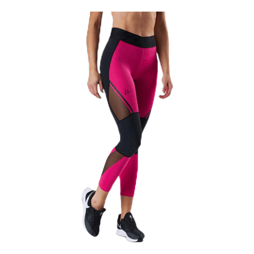 Charge Mesh Tights Pink/Black