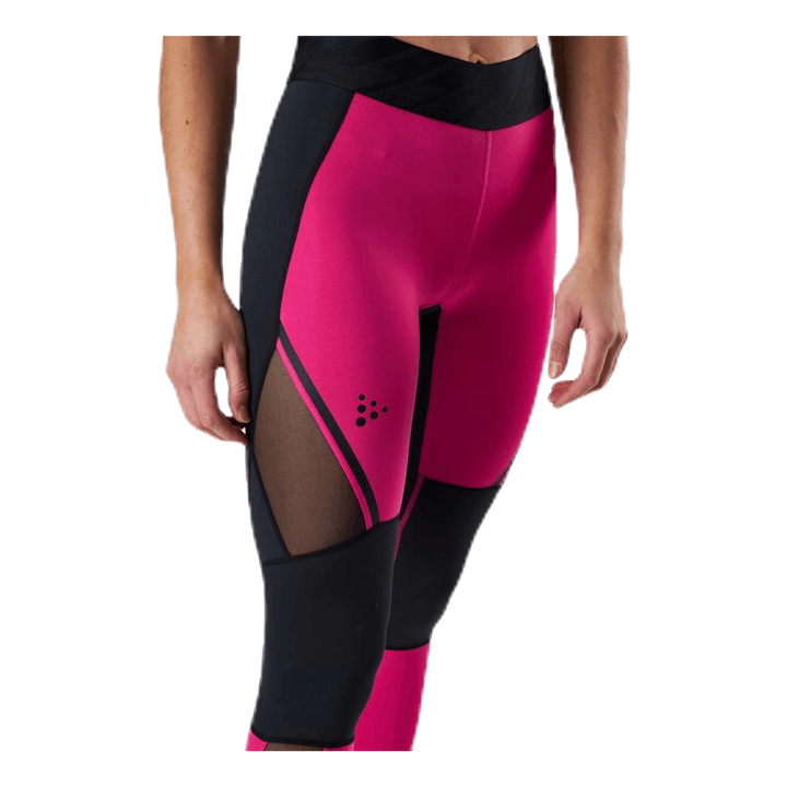 Charge Mesh Tights Pink/Black