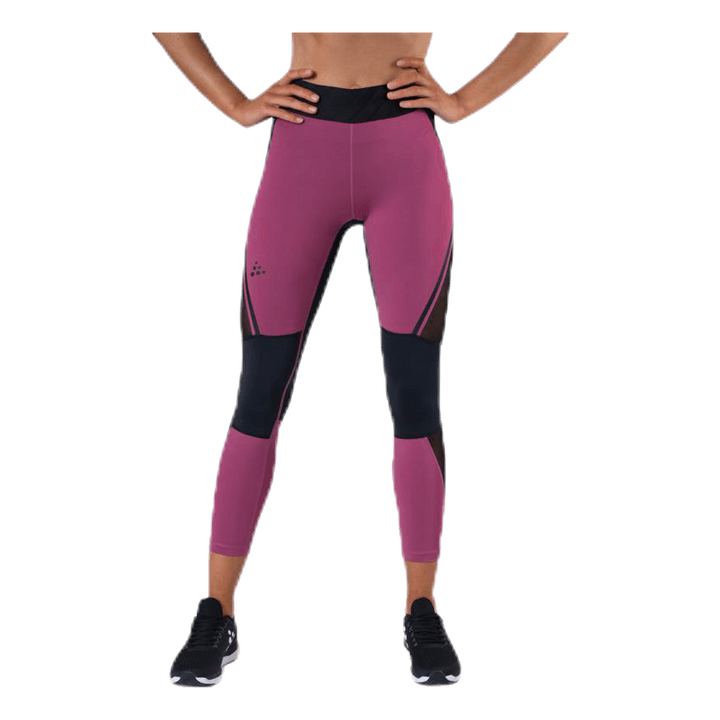 Charge Mesh Tights Purple/Black