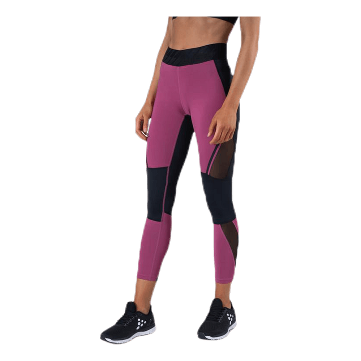 Charge Mesh Tights Purple/Black
