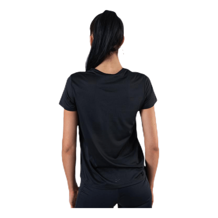 Core Essence SS Mesh Tee Black