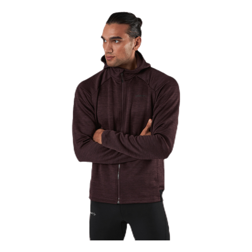 ADV Charge Zip Hood Jkt Brown
