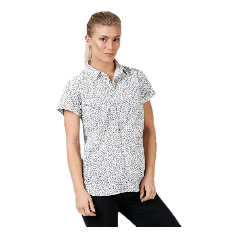 Idun SS Shirt Patterned/White