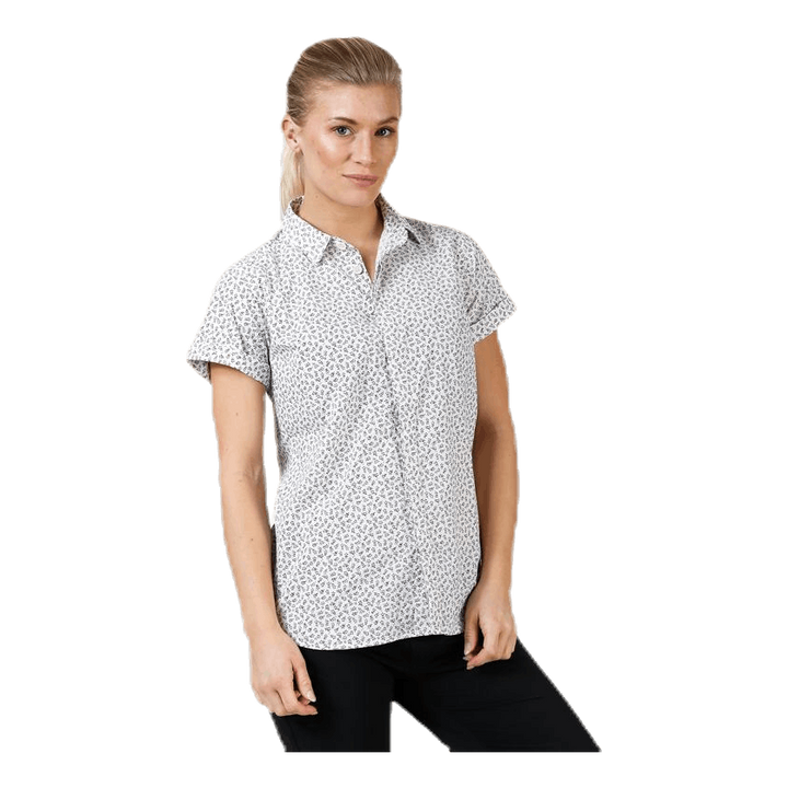 Idun SS Shirt Patterned/White