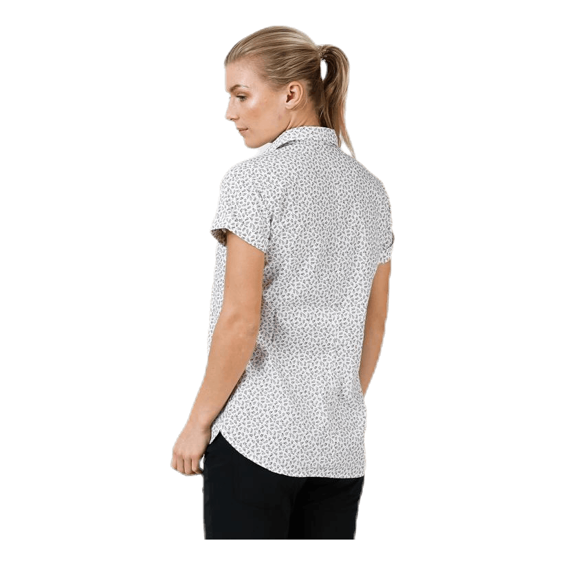 Idun SS Shirt Patterned/White