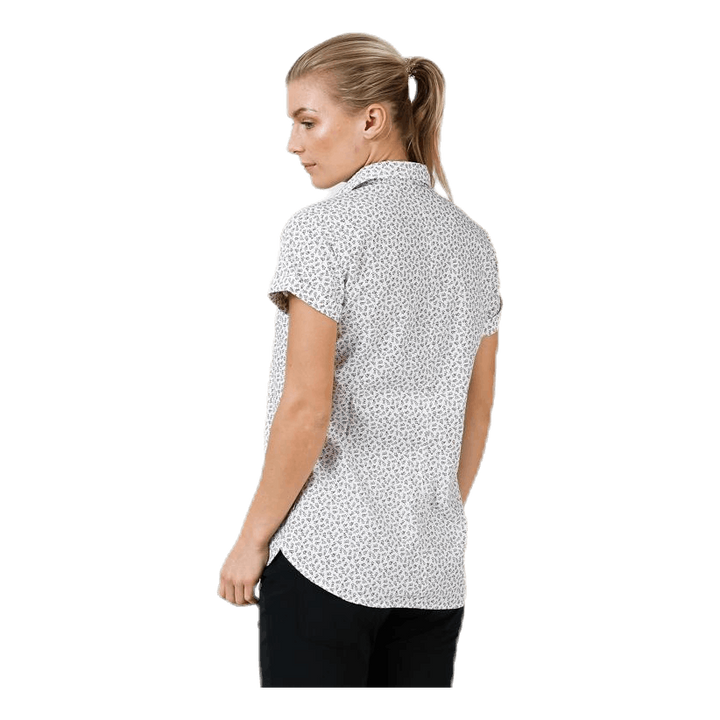 Idun SS Shirt Patterned/White