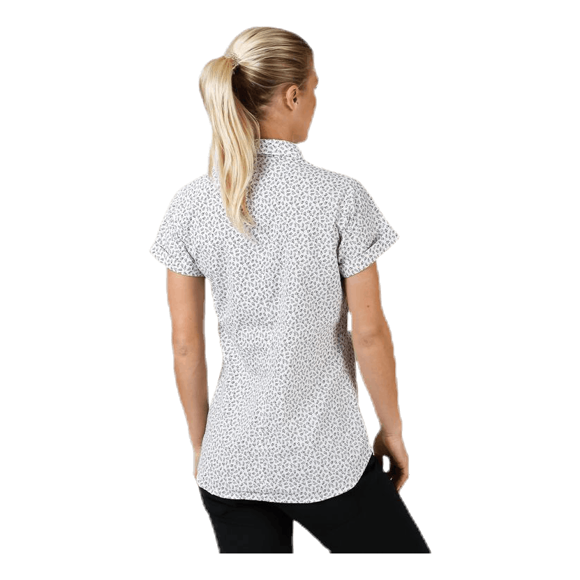 Idun SS Shirt Patterned/White