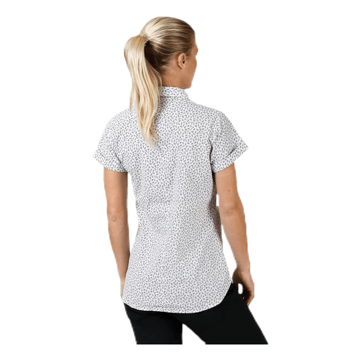 Idun SS Shirt Patterned/White
