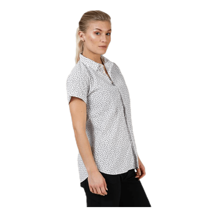 Idun SS Shirt Patterned/White