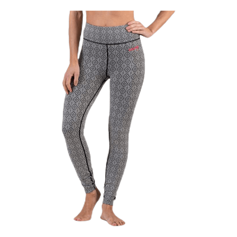 Odd Molly Spin To Win Mid Layer Tights White/Black –