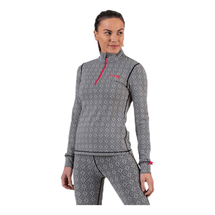 Spin To Win Mid Layer Top White/Black