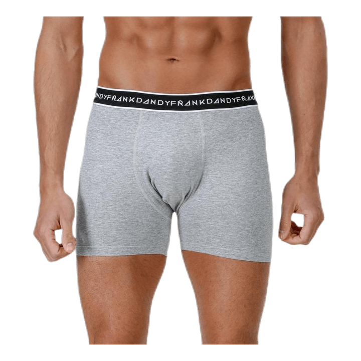 Organic Cotton Boxer 5-Pack Blue/Black/Grey