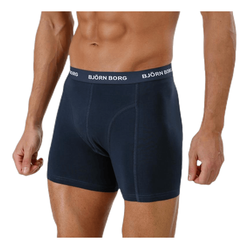 Solid Shorts 3-Pack Blue