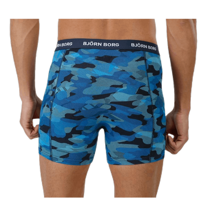 Shadeline Shorts 3-Pack Blue/Patterned/Black