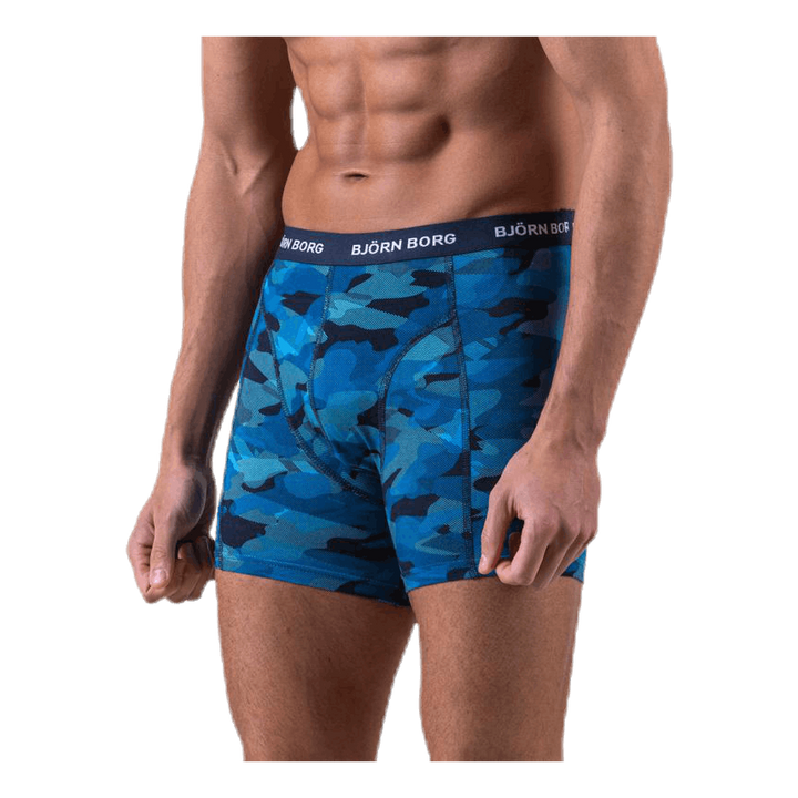 Shadeline Shorts 3-Pack Blue/Patterned/Black