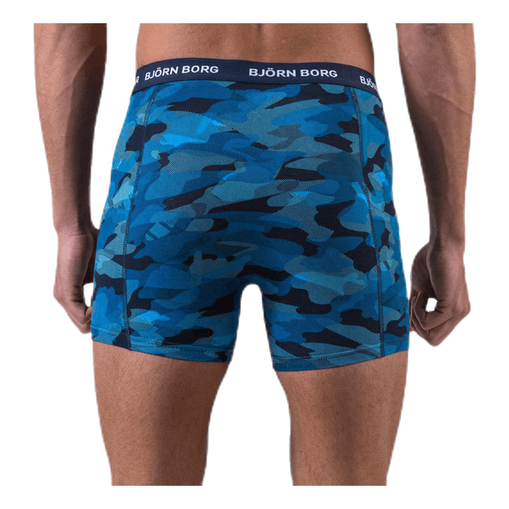 Shadeline Shorts 3-Pack Blue/Patterned/Black
