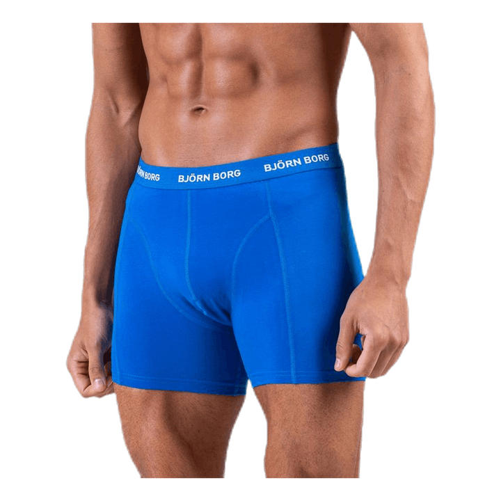 Solid Shorts 5-Pack Blue/Patterned