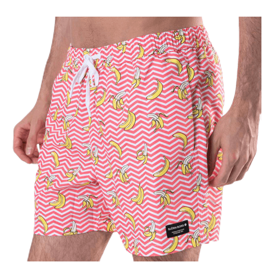 Sylvester Loose Shorts Pink/Yellow